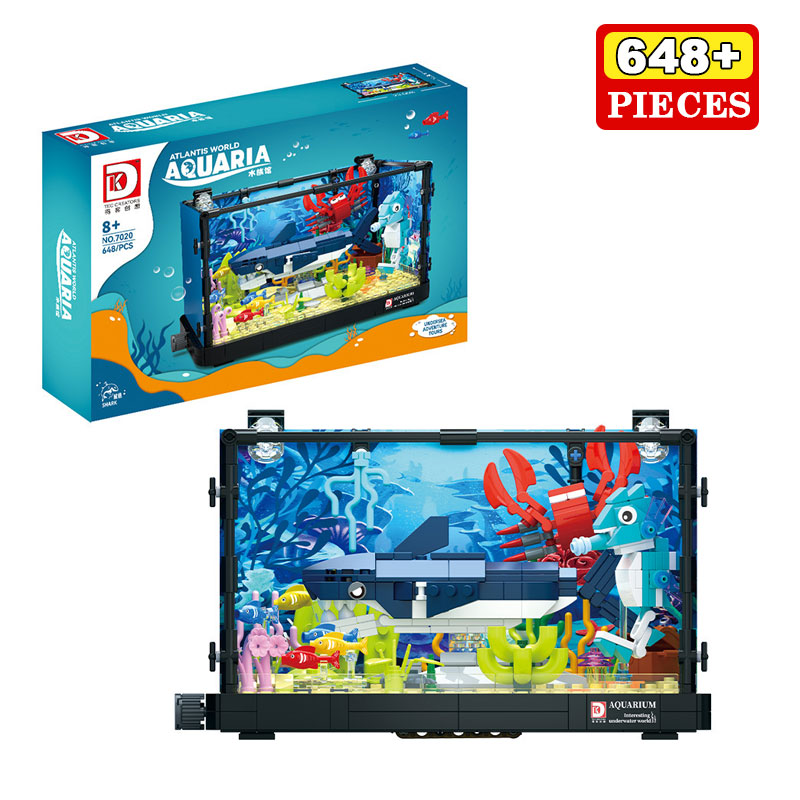 Aquarium Fish Shark - Bloques de construcción de tanques de