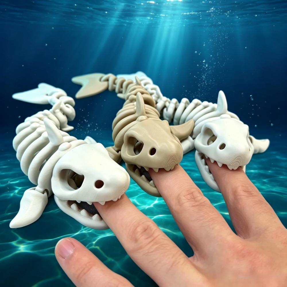 Aquarium Fish Shark - Esqueleto de Tiburón Decorativo para Acuario,