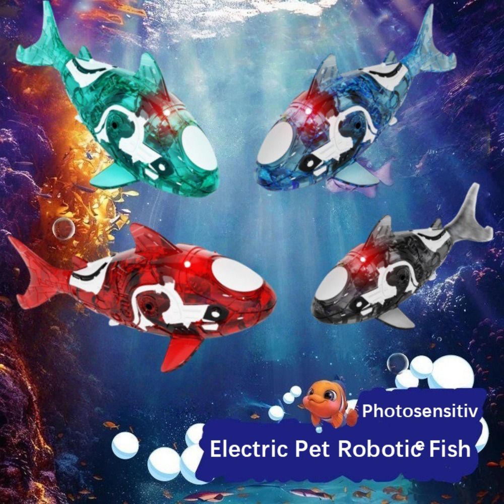Aquarium Fish Shark - Novedoso Pez Eléctrico de Plástico para