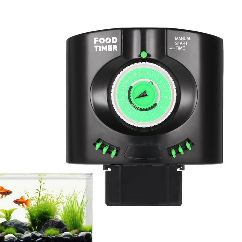 Aquarium Fish Auto Feeder - Alimentador automático para acuario, dispensador de