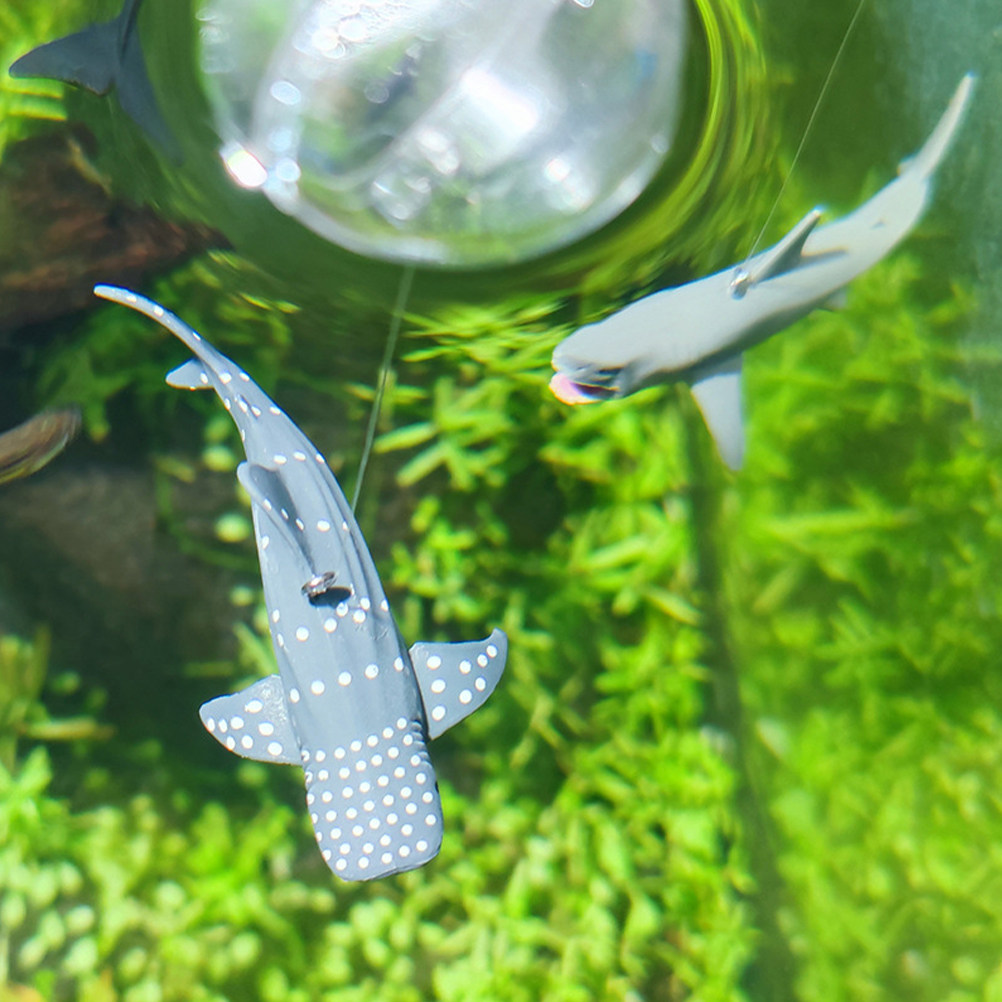 Aquarium Fish Shark - 3 piezas de adornos flotantes de