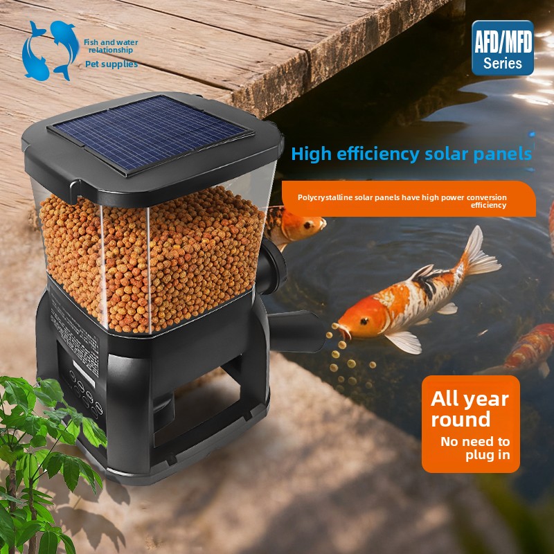 Aquarium Fish Feeder Automatic - Alimentador automático de peces Jebao Solar