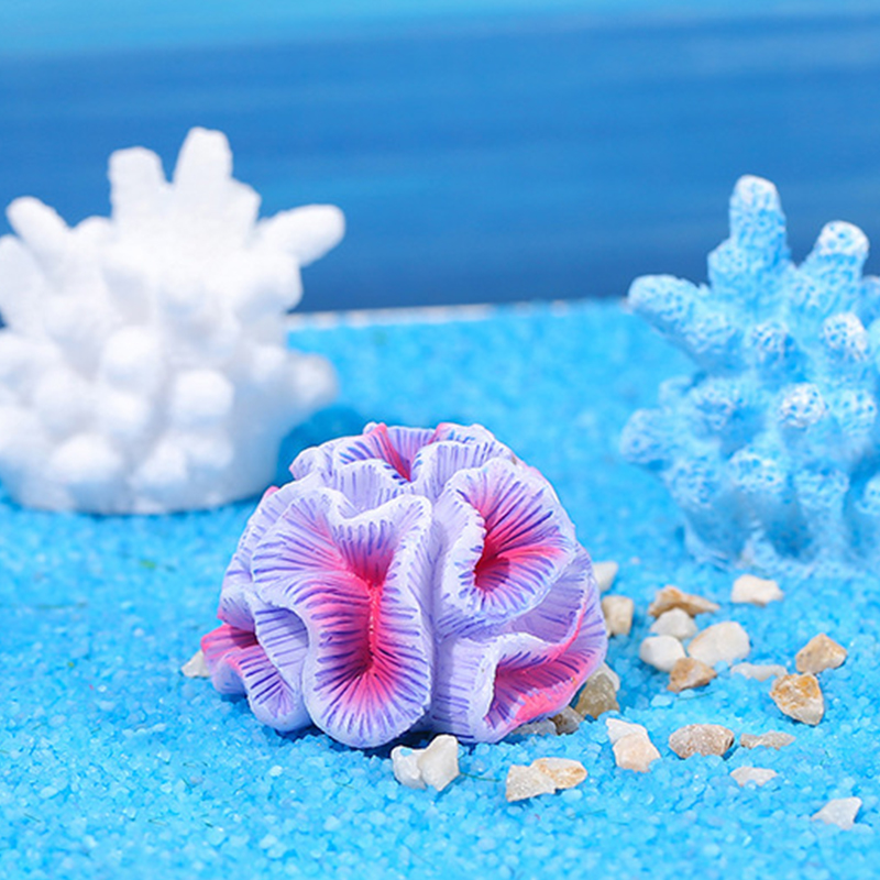 Aquarium Fish Cave - Miniatura de resina de coral y