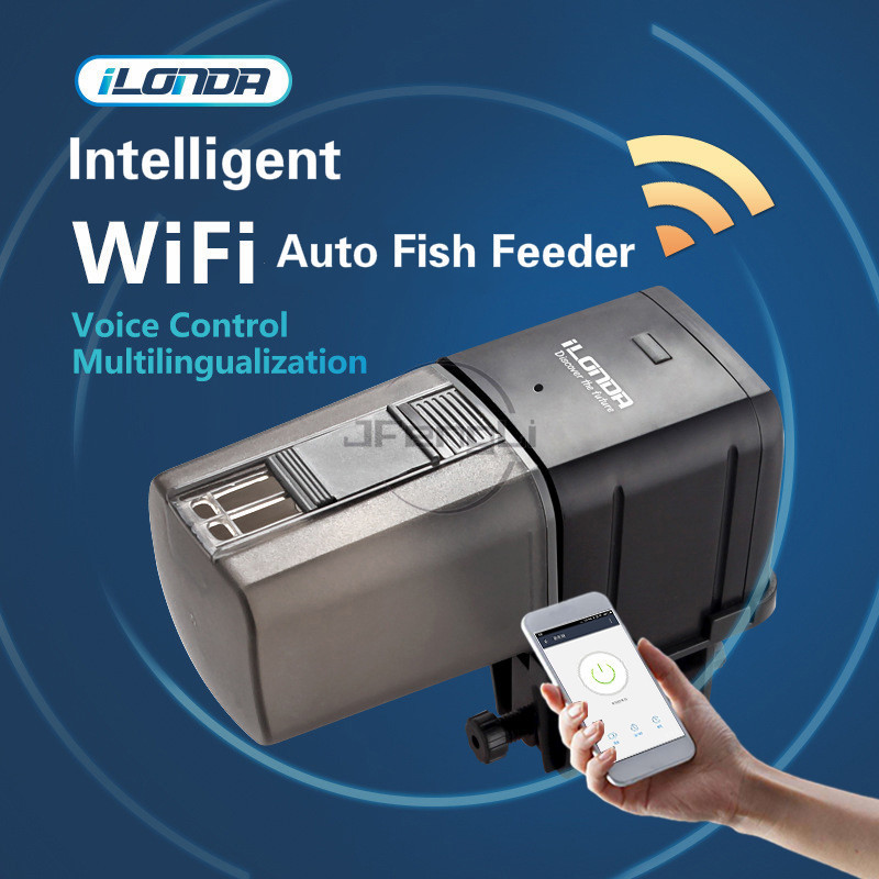 Aquarium Fish Feeder Automatic - Ilonda-alimentador inteligente de peces con aplicación