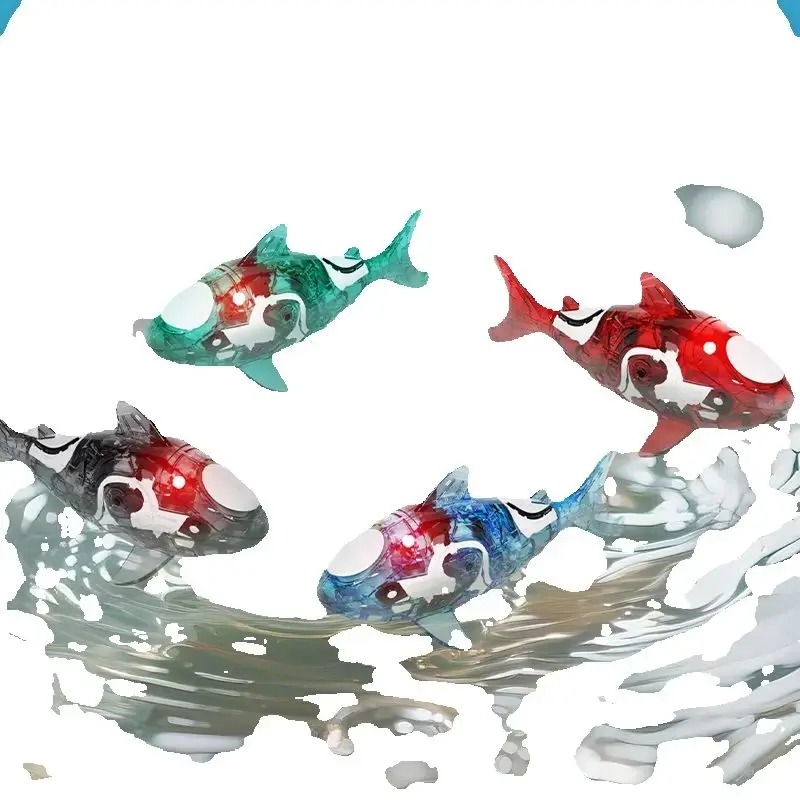 Aquarium Fish Shark - Juguete Eléctrico de Tiburón para Mascotas,