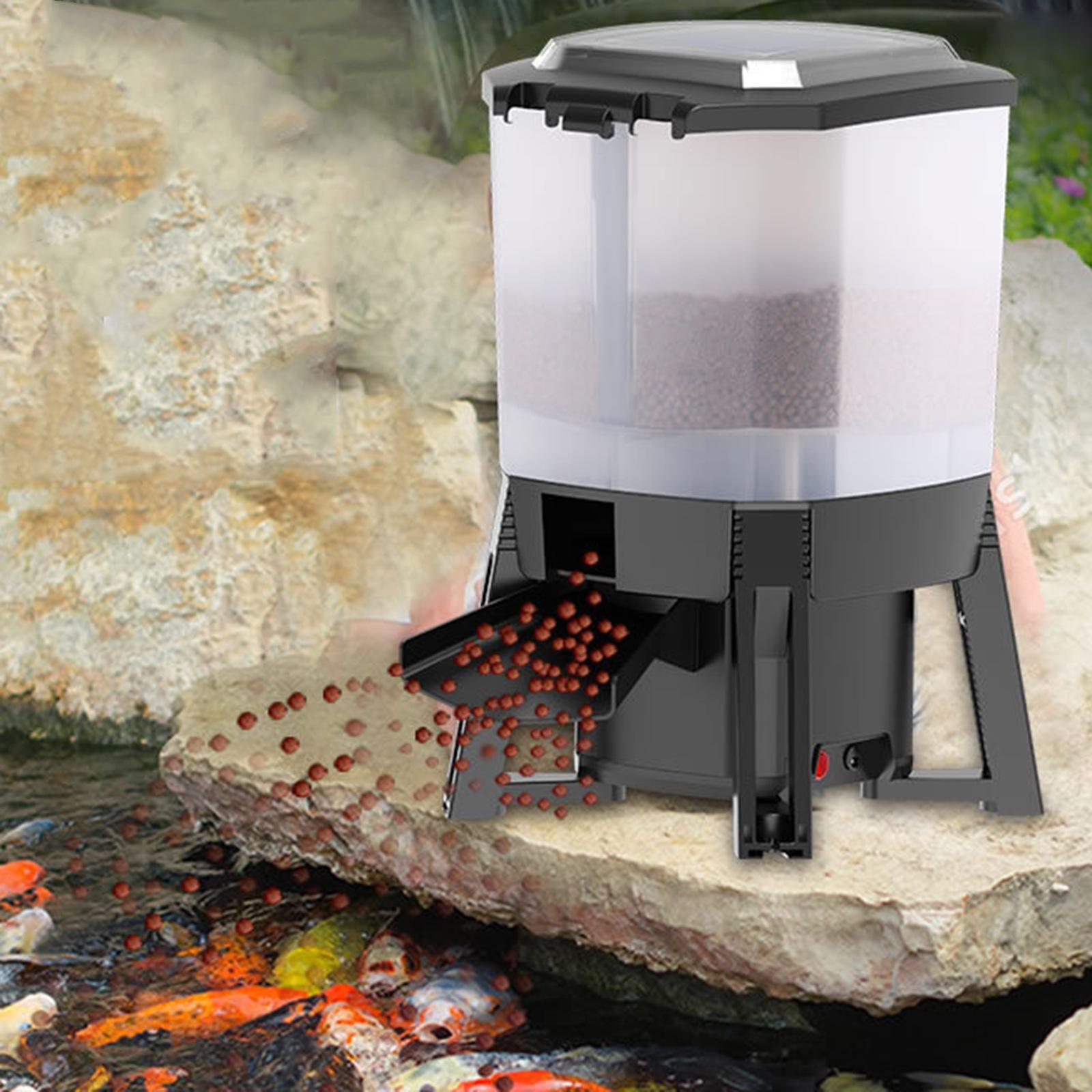Alimentador de acuario automát - Aquarium Fish Feeder Automatic reseña y precio