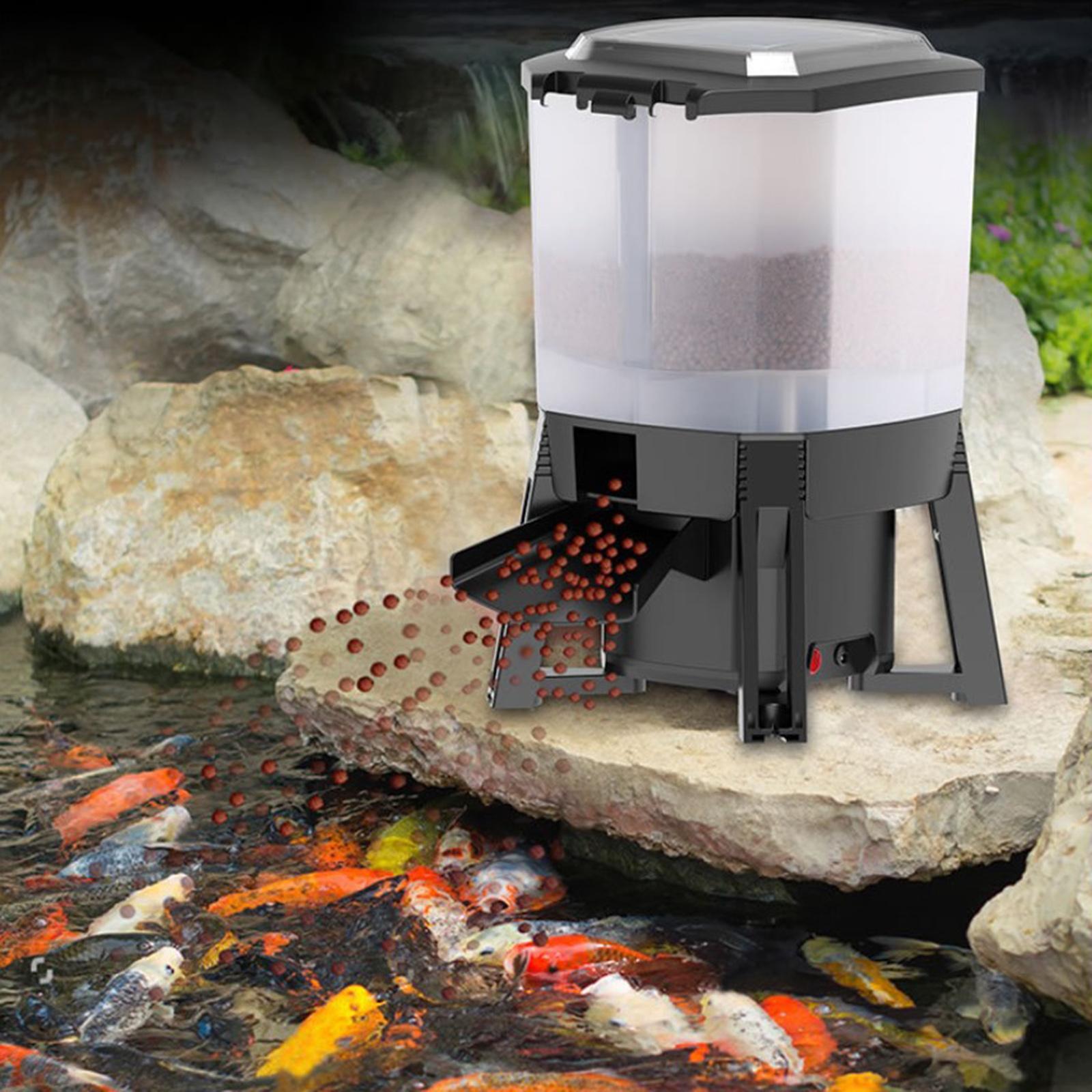 Alimentador de acuario automát - Aquarium Fish Feeder Automatic reseña y precio