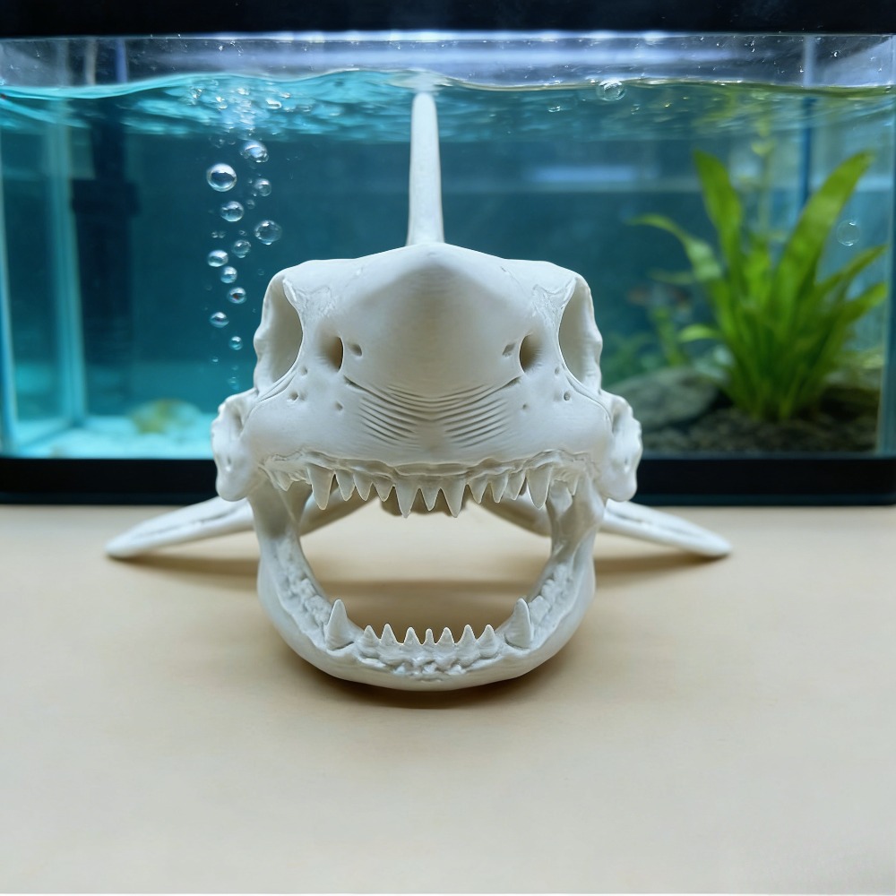Cráneo de Tiburón Impreso en 3 - Aquarium Fish Shark reseña y precio