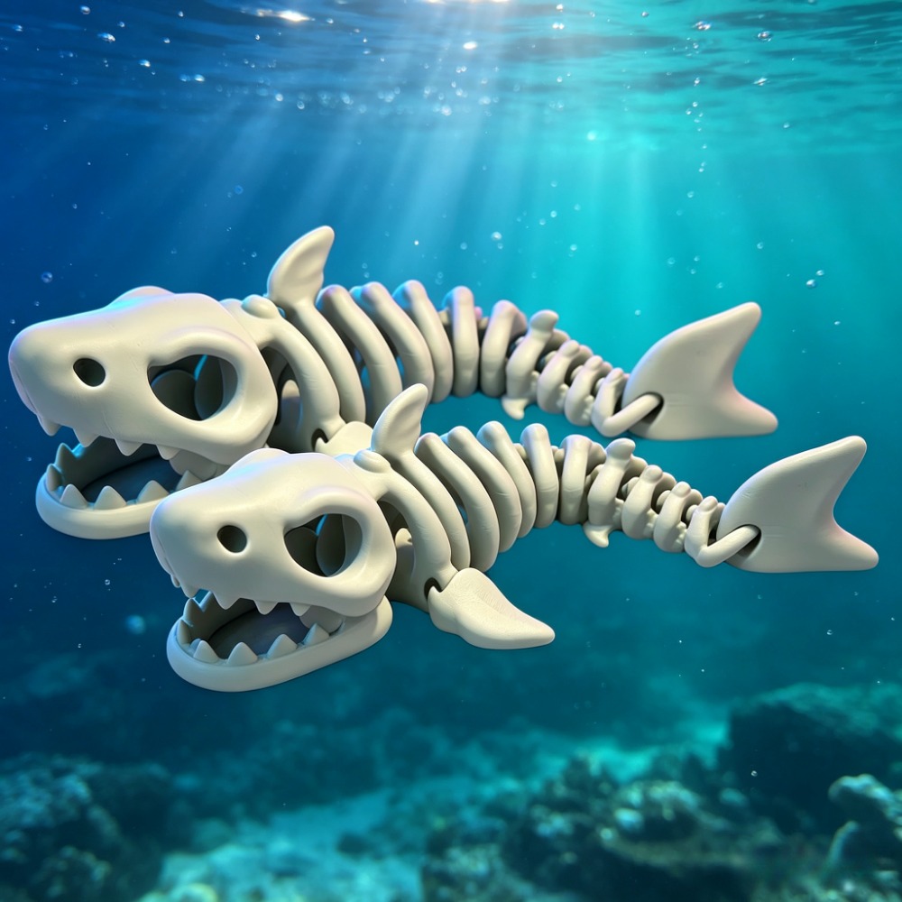 Esqueleto de Tiburón Decorativ - Aquarium Fish Shark reseña y precio