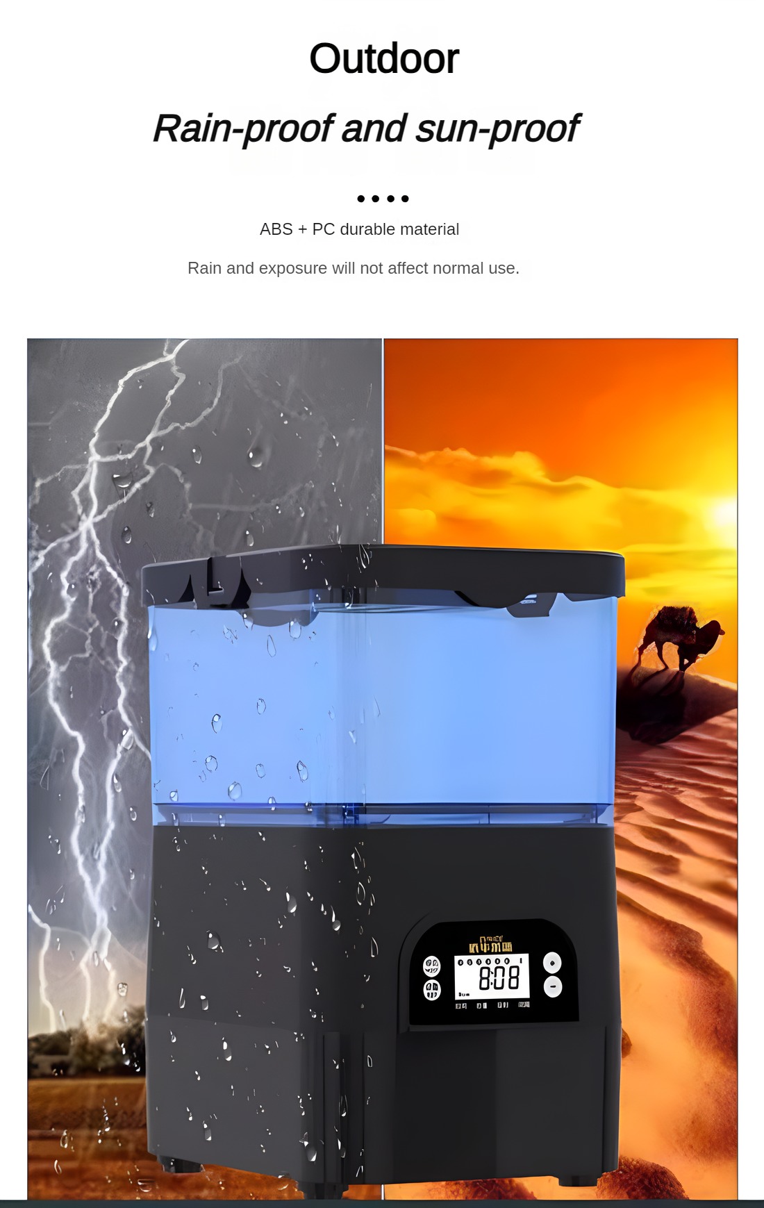 EVNICE Alimentador Automático  - Aquarium Fish Feeder Automatic reseña y precio