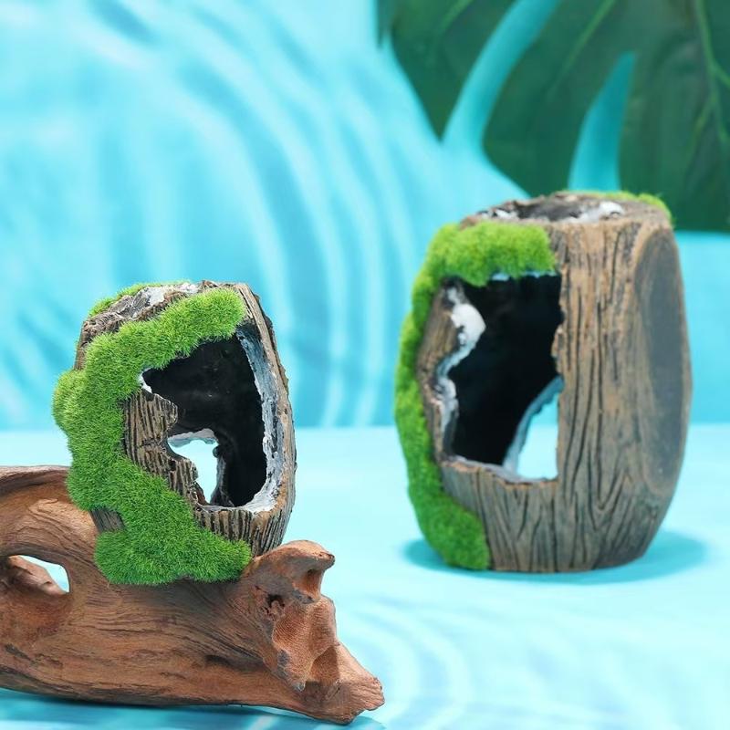 Adornos de resina para acuario - Aquarium Fish Cave reseña y precio
