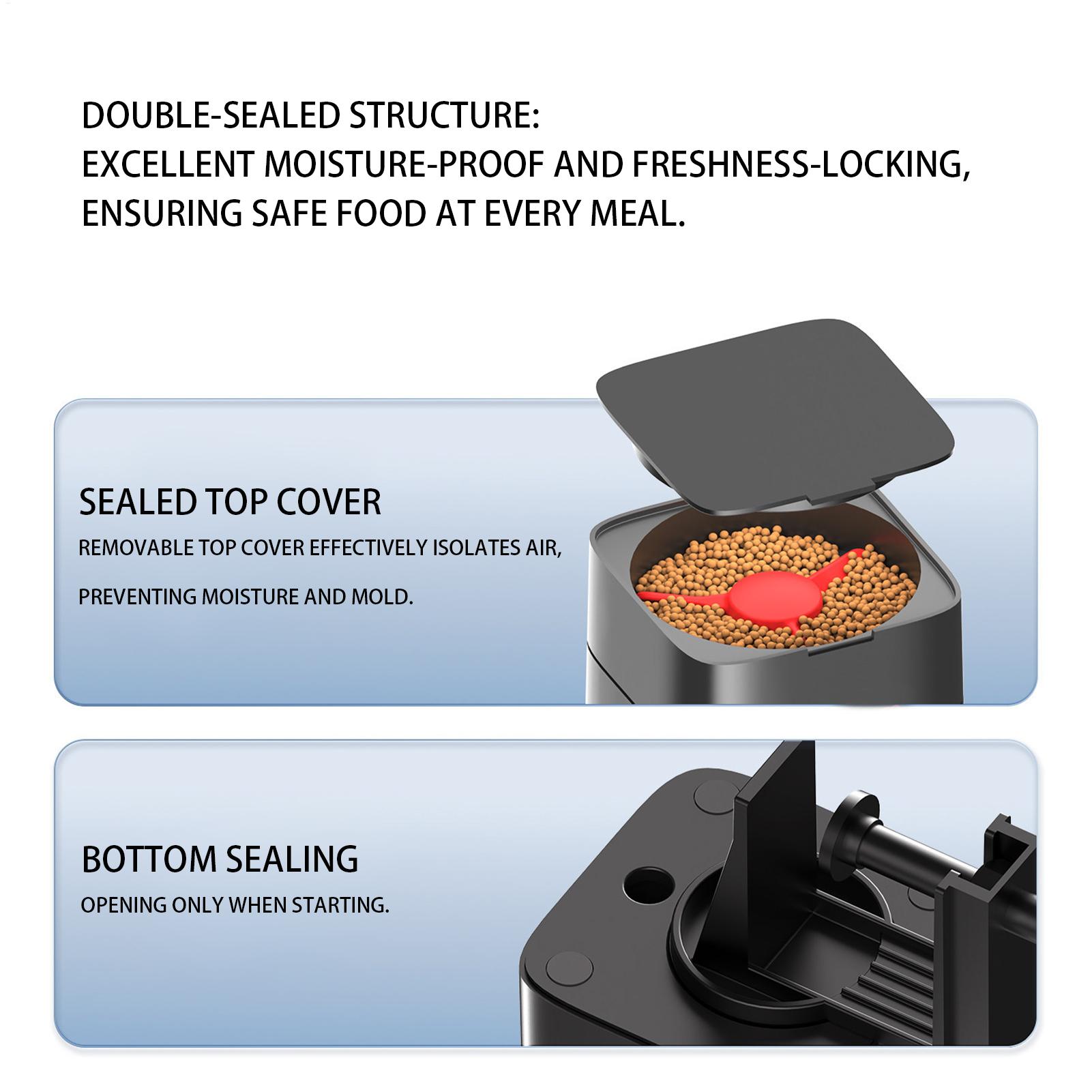 Alimentadores automáticos de p - Aquarium Fish Auto Feeder reseña y precio