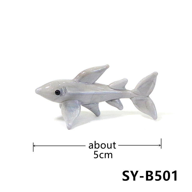 Figura de Tiburón de Vidrio He - Aquarium Fish Shark reseña y precio