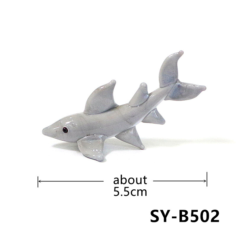 Figura de Tiburón de Vidrio He - Aquarium Fish Shark reseña y precio
