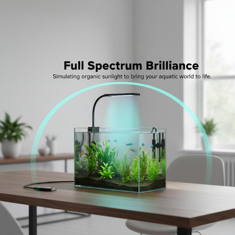 Lámpara LED de espectro comple - Fish Aquarium Home reseña y precio