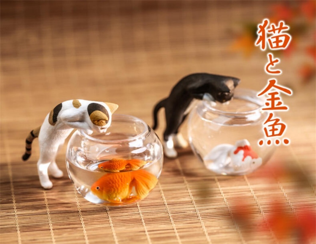 Juguetes cápsula originales li - Aquarium Fish Japan reseña y precio