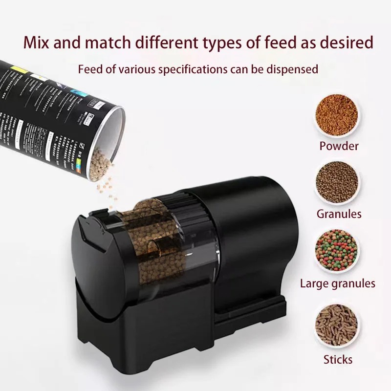 Comedero para pecera, alimenta - Aquarium Fish Feeder Automatic reseña y precio