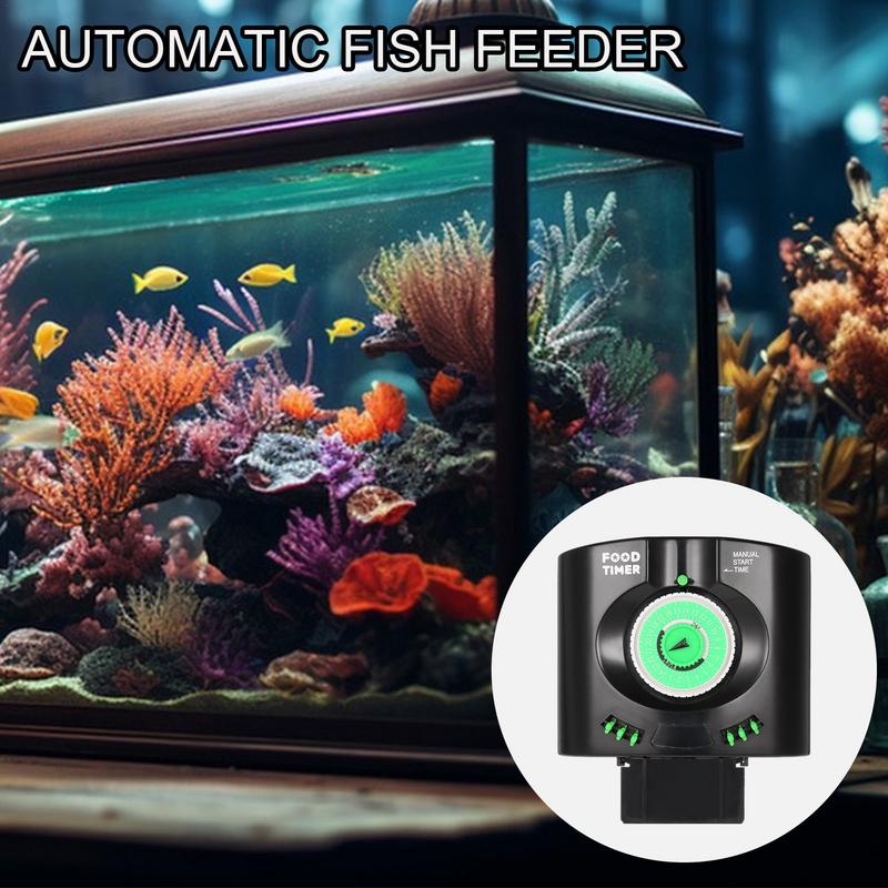 Alimentador automático para ac - Aquarium Fish Auto Feeder reseña y precio