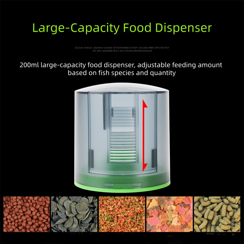Temporizador automático de ali - Aquarium Fish Auto Feeder reseña y precio