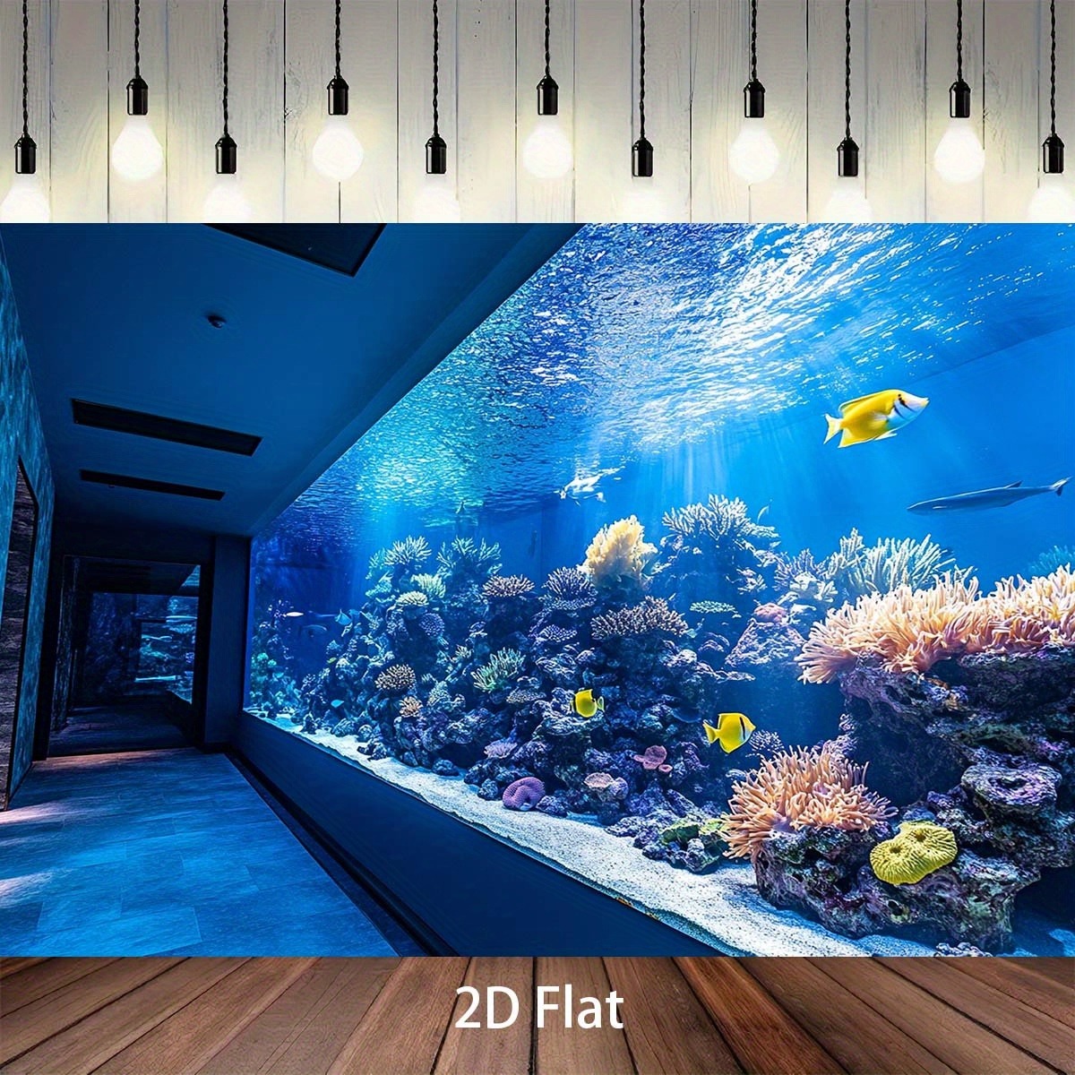 Tapiz Vibrante de Acuario Subm - Fish Aquarium Home reseña y precio