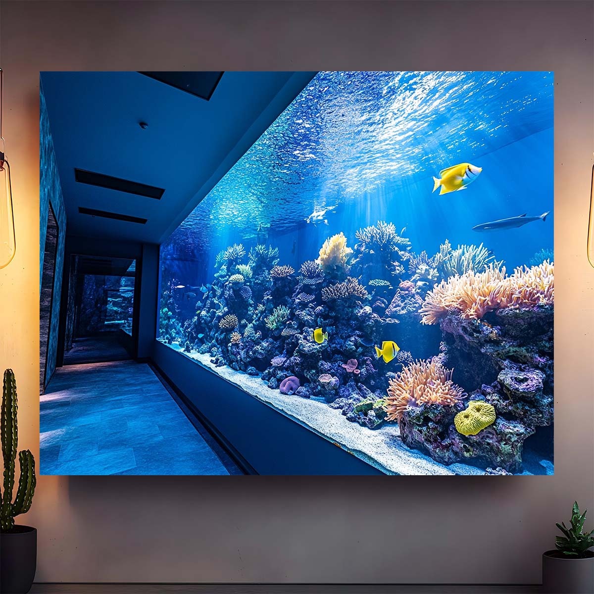Tapiz Vibrante de Acuario Subm - Fish Aquarium Home reseña y precio