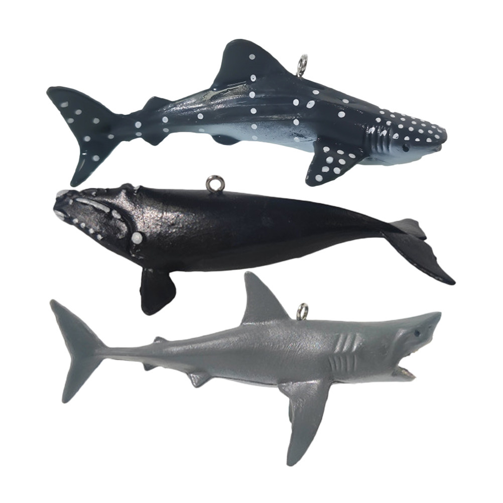 3 piezas de adornos flotantes  - Aquarium Fish Shark reseña y precio