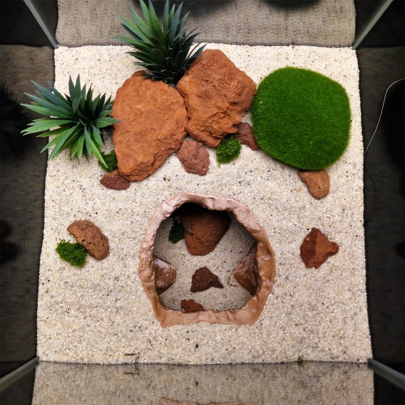 Adorno de acuario de cueva de  - Aquarium Fish Cave reseña y precio