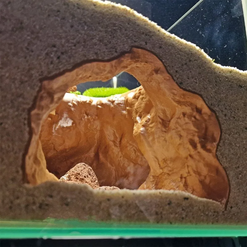 Adorno de acuario de cueva de  - Aquarium Fish Cave reseña y precio