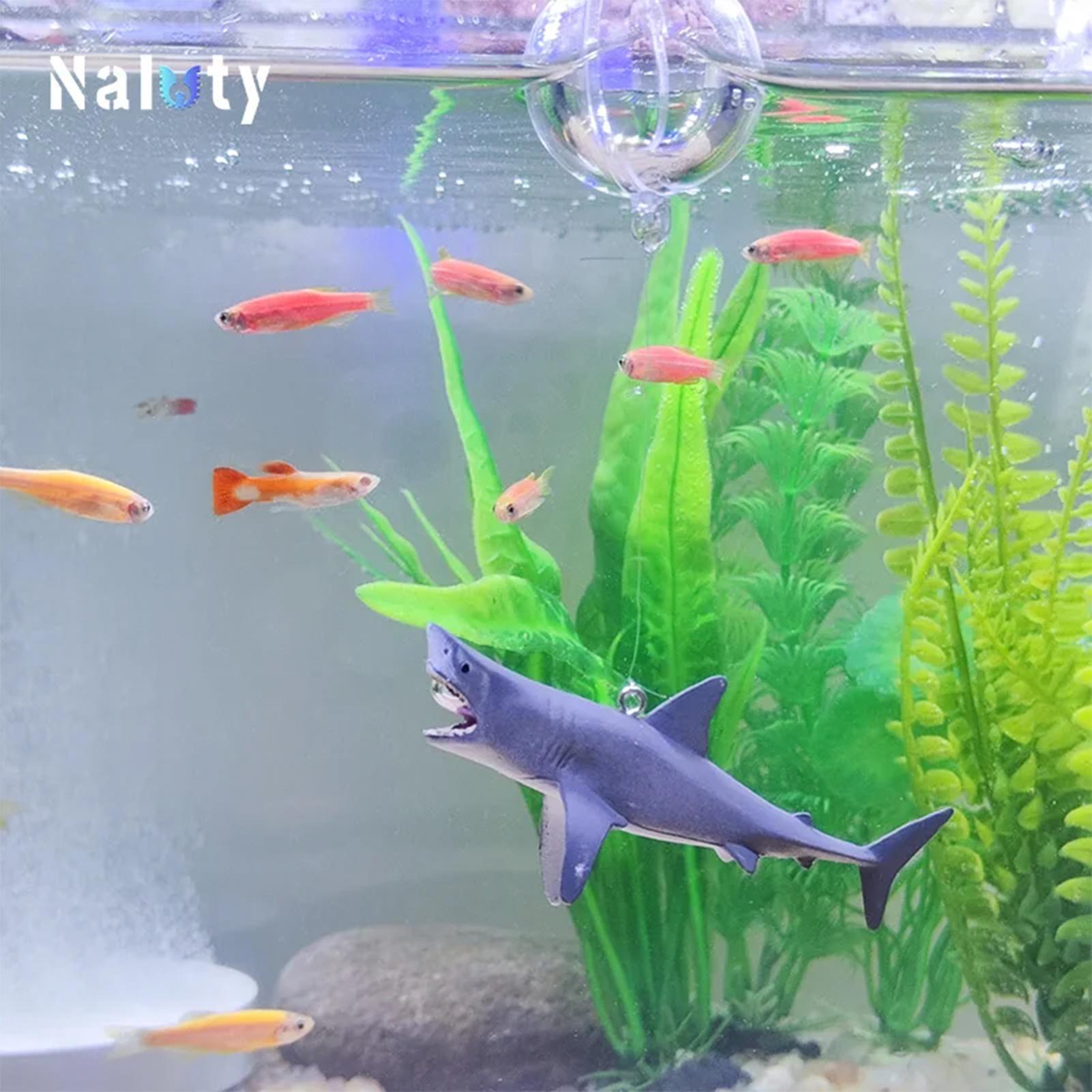 Decoración flotante de paisaje - Aquarium Fish Shark reseña y precio