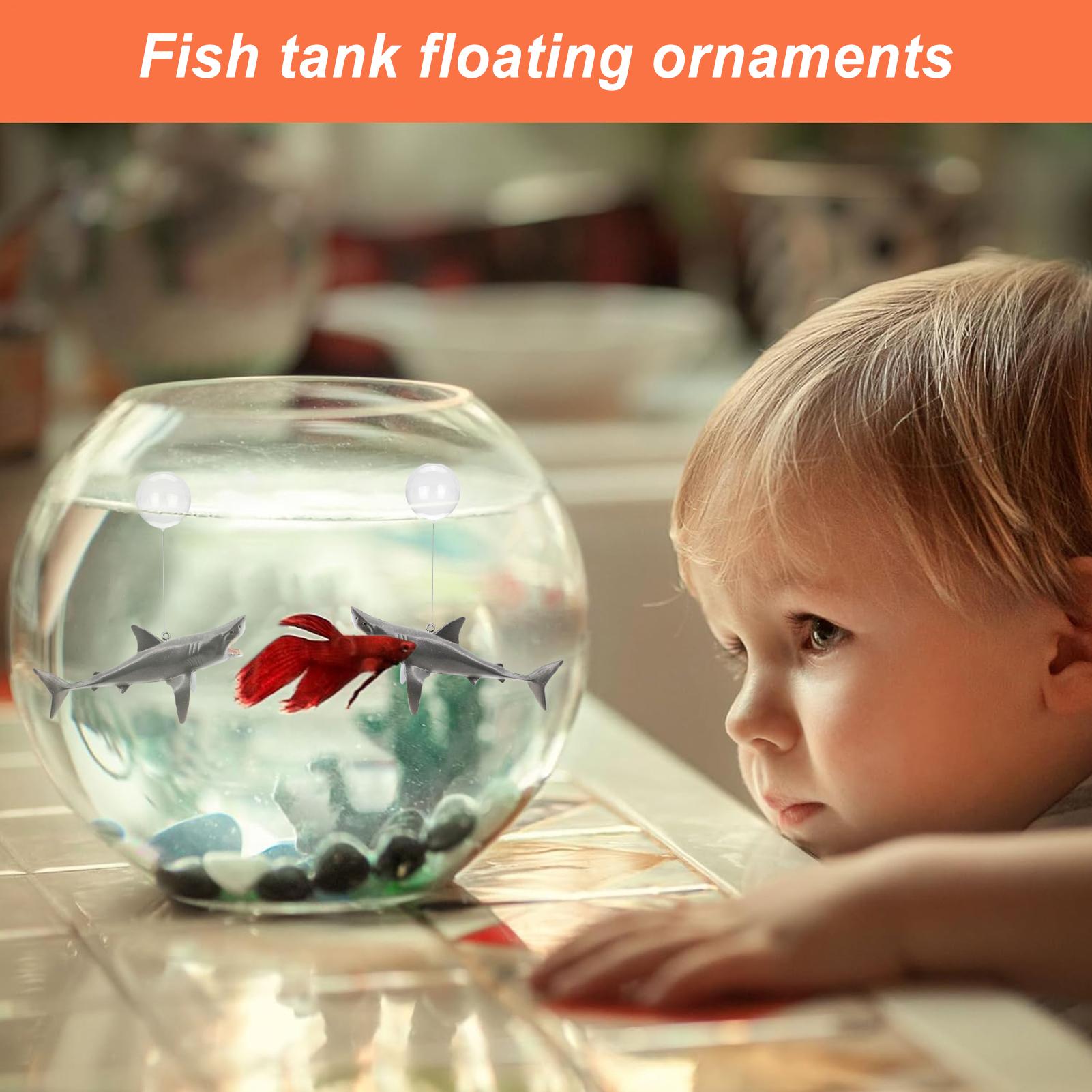 Decoración flotante de paisaje - Aquarium Fish Shark reseña y precio