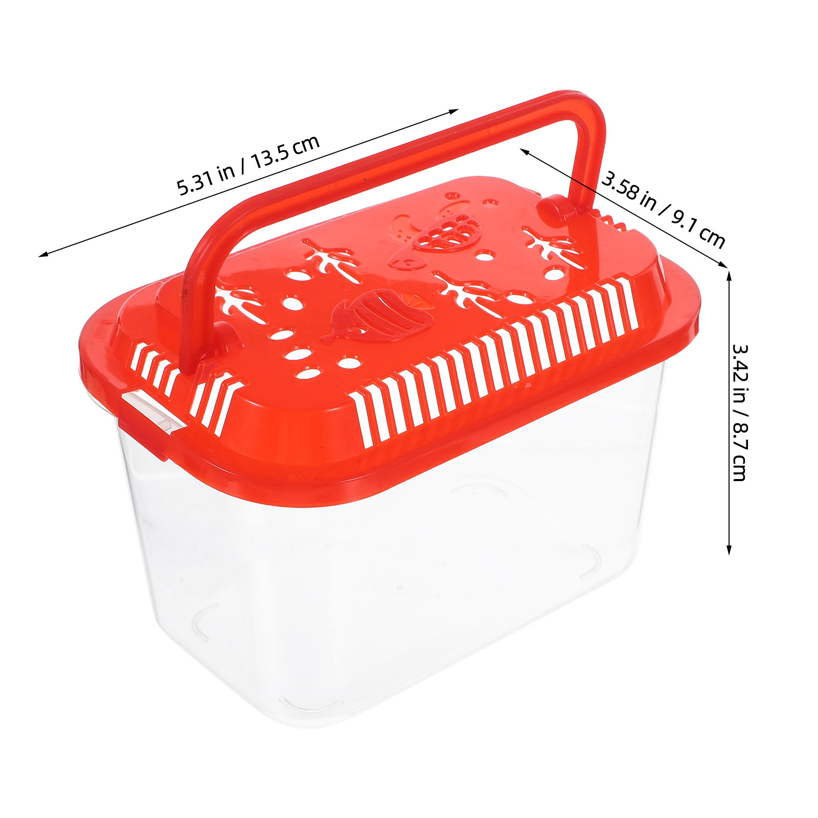 Contenedor portátil para trans - Aquarium Mini Fish reseña y precio