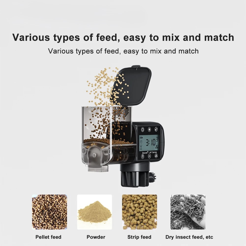 Jebao Jecod Nuevo Alimentador  - Aquarium Fish Feeder Automatic reseña y precio