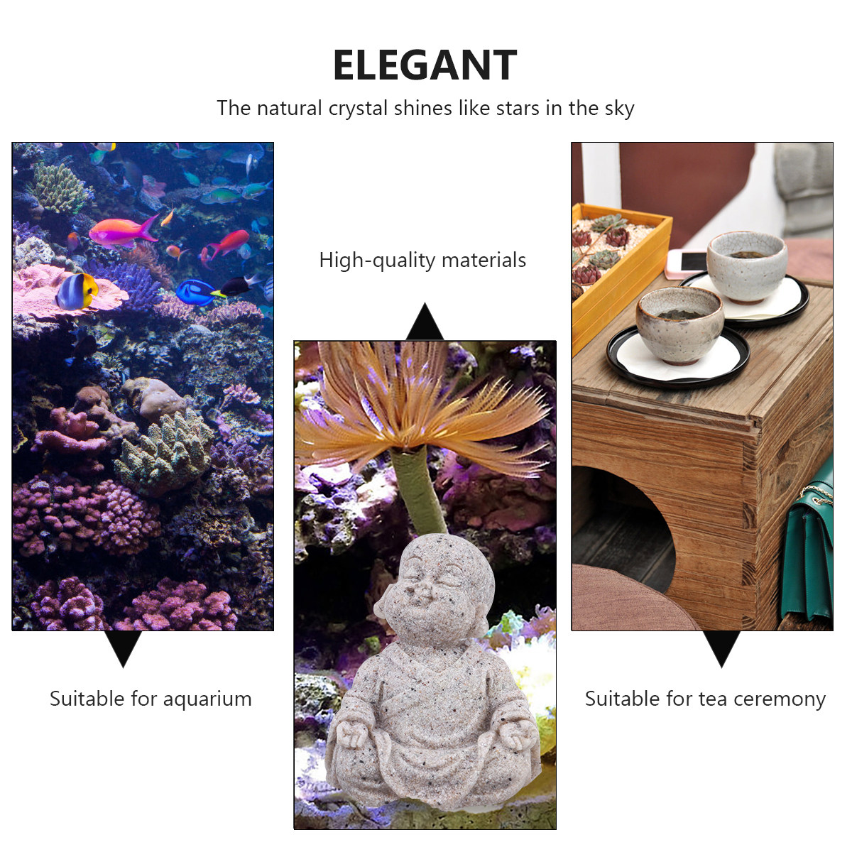 1 Pieza de Estatua de Buda Mai - Fish Aquarium Home reseña y precio
