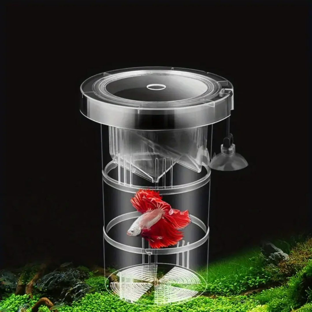 Caja de aislamiento flotante d - Aquarium Fish Cave reseña y precio