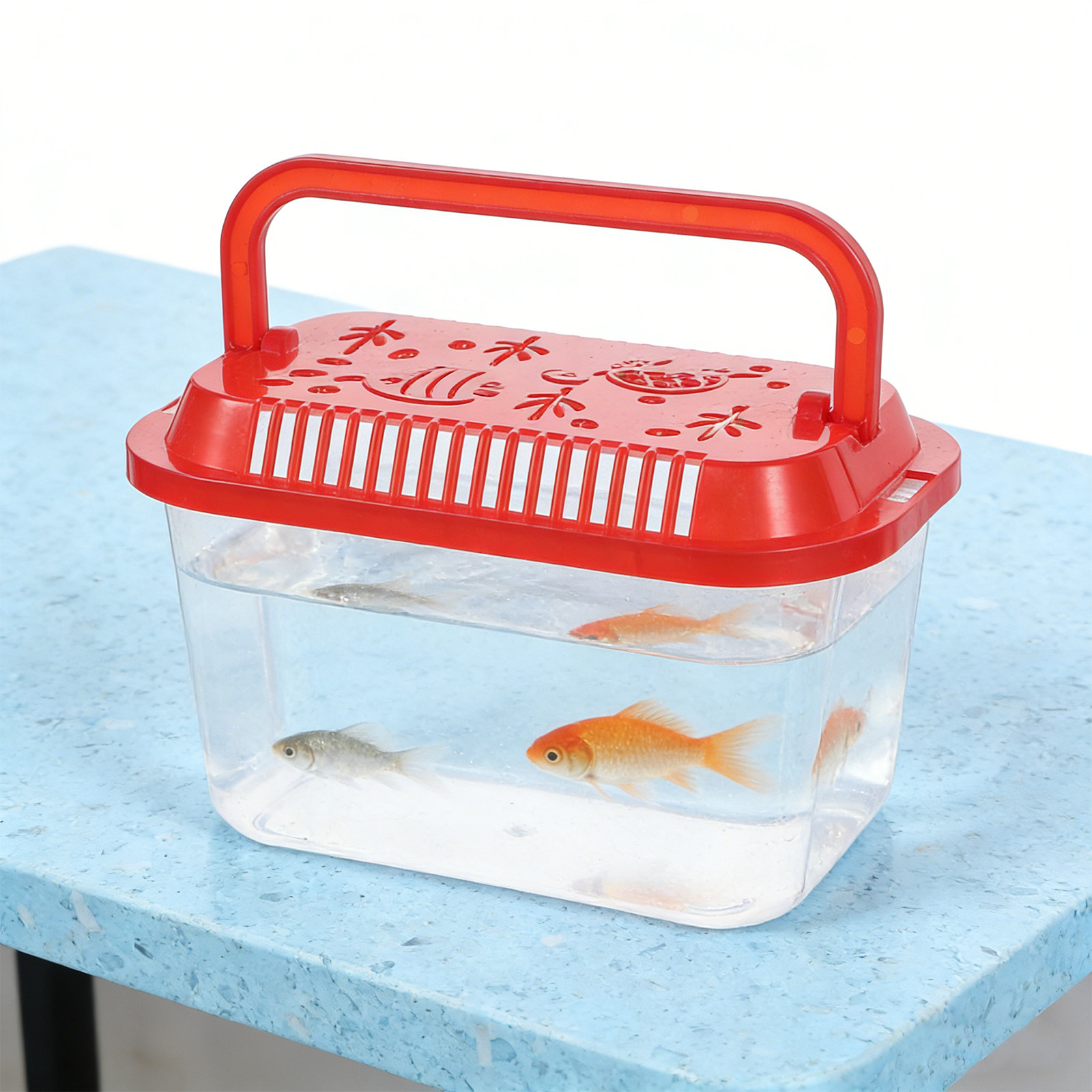 Contenedor de Transporte de Pe - Aquarium Mini Fish reseña y precio