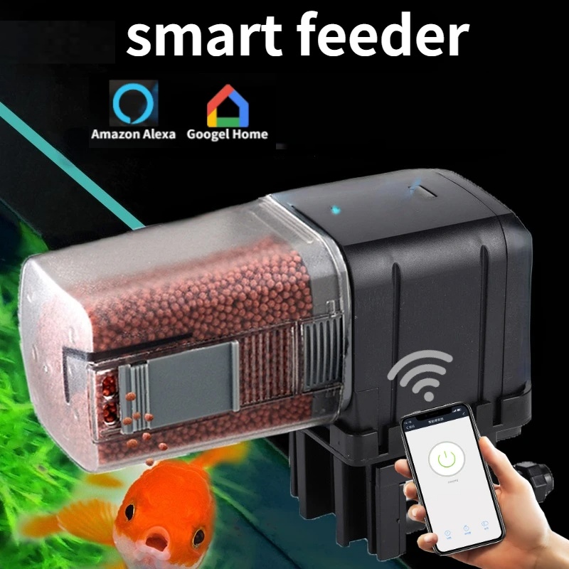 Alimentador de peces WiFi, ali - Aquarium Fish Feeder Automatic reseña y precio