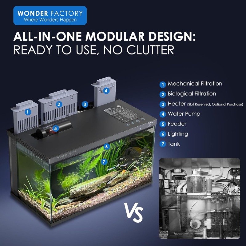 Acuario Inteligente, Pecera de - Aquarium Fish Feeder Automatic reseña y precio